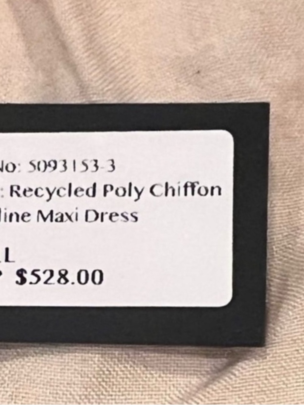 SECRET MISSION Emmeline Ruffle-Trim 100% Silk Maxi Dress Size Medium - Picture 15 of 15